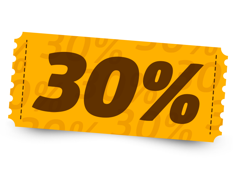 30%