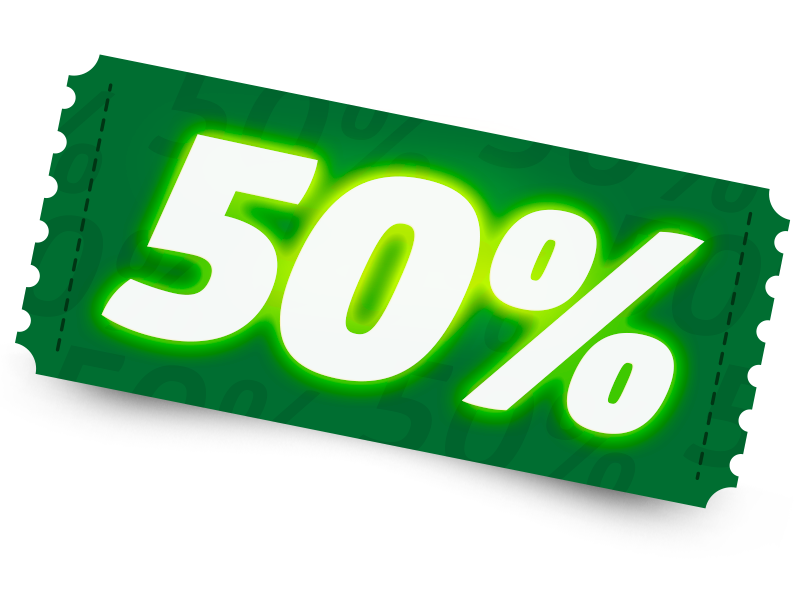 50%